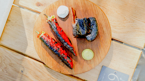 On the Coals Beef Short Rib with Stuffed Dressed Pepper I Kasai Grills