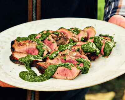 On the Coals Picanha steaks with summer salsa verde I Kasai Grills