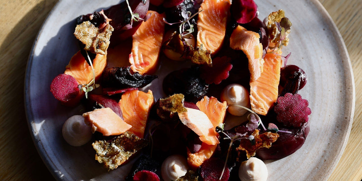 Trout, Beetroot & Cods Roe