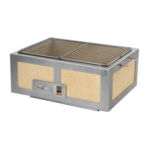 Medium Wide Kasai Konro Grill with Stainless Steel Frame