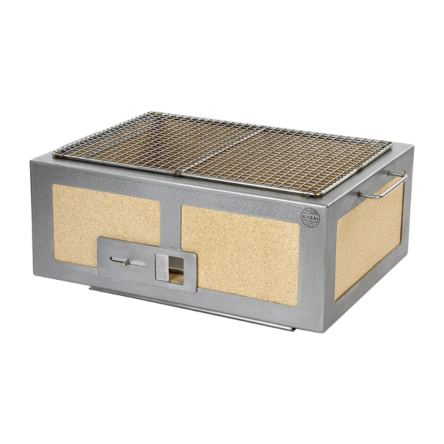 Medium Wide Kasai Konro Grill with Stainless Steel Frame