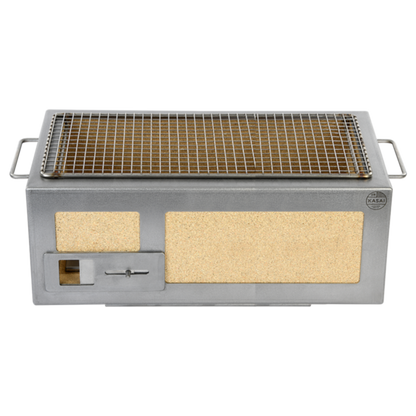 Medium Long Kasai Konro Grill with Stainless Steel Frame